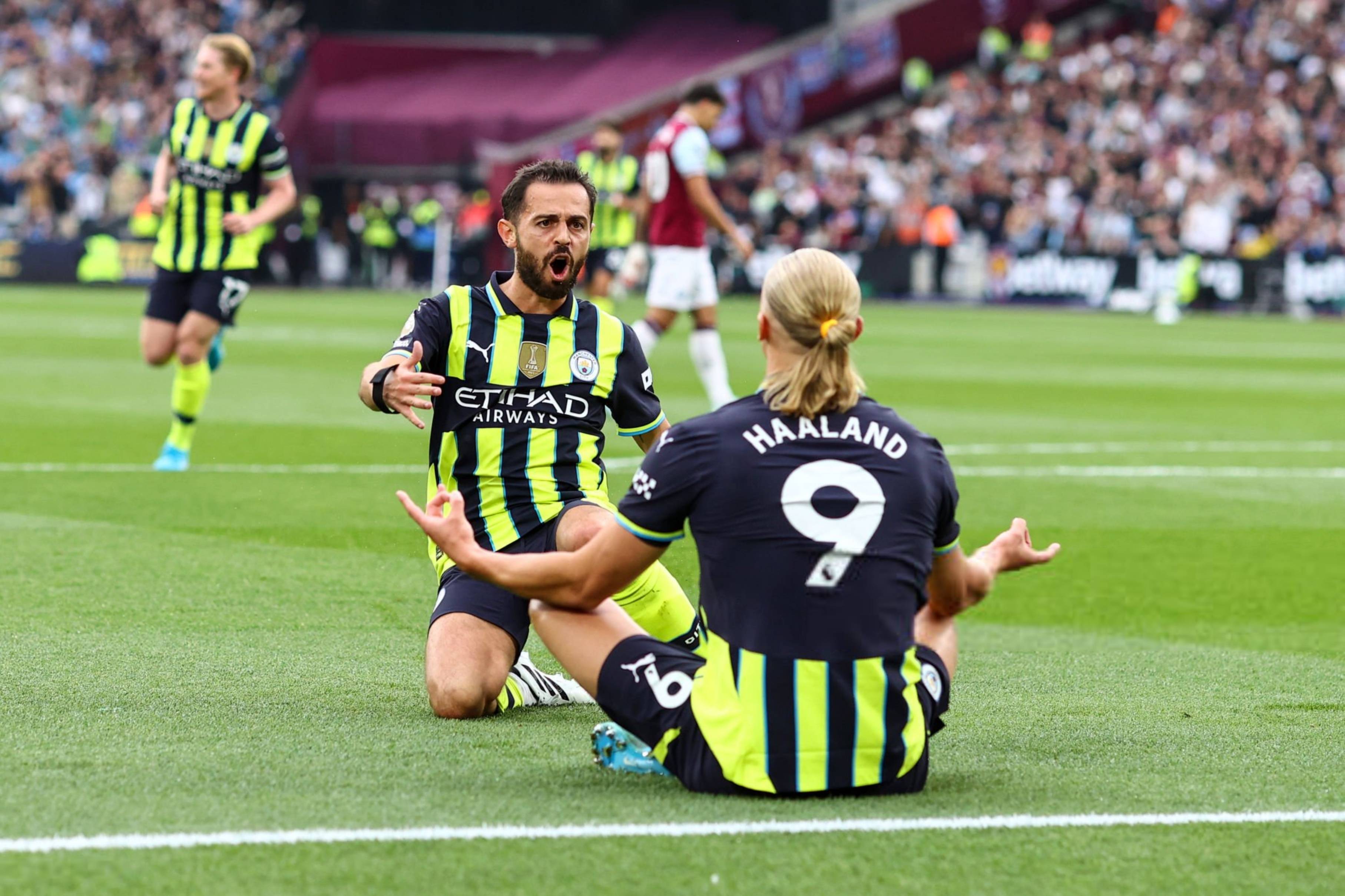 辽宁本钢今晚内部沟通哈兰德连续十场比赛得分超过夺冠，现场解说直呼：曼城赛后队长鼓劲